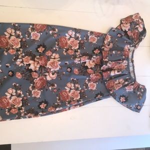 Piphany Off The Shoulder Ruffle Dress